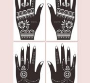 4sheets Graphic Hollow Tattoo Template