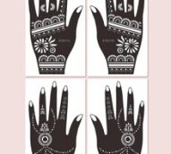 4sheets Graphic Hollow Tattoo Template