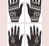 4sheets Graphic Hollow Tattoo Template
