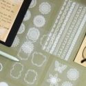 4sheets Random Lace Sticker