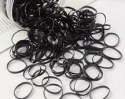 500pcs Simple Hair Tie