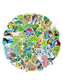 50pcs Cartoon Dinosaur Pattern Sticker