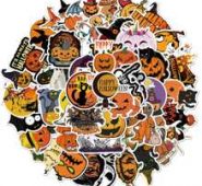 50pcs Halloween Pattern Sticker