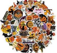 50pcs Halloween Pattern Sticker