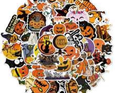 50pcs Halloween Pattern Sticker