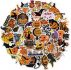 50pcs Halloween Pattern Sticker