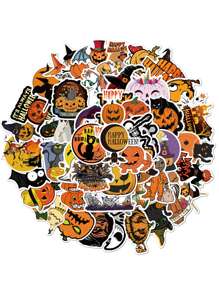 50pcs Halloween Pattern Sticker