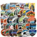 50pcs National Park Landscape Sticker