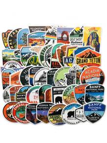 50pcs National Park Landscape Sticker