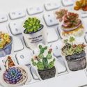 50pcs Plant Print Sticker