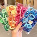 50pcs Random Solid Hair Tie