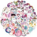 50pcs Unicorn Print Sticker