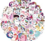 50pcs Unicorn Print Sticker