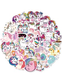 50pcs Unicorn Print Sticker