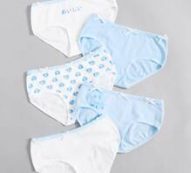 5pack Cartoon Bow Decor Panty