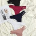 5pack Rib Lace Trim Panty Set