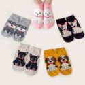 5pairs Cartoon Dog Graphic Socks