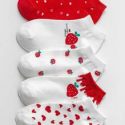 5pairs Fruit Graphic Ankle Socks