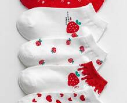 5pairs Fruit Graphic Ankle Socks