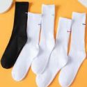 5pairs Graphic Embroidery Crew Socks