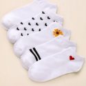 5pairs Heart Pattern Socks