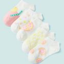 5pairs Lemon Pattern Ankle Socks