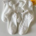 5pairs Plain Ankle Socks