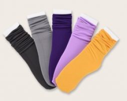 5pairs Plain Slouchy Socks
