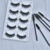 5pairs Volume Eyelashes With 5pcs Brush