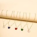 5pcs Butterfly Charm Necklace