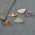 5pcs Butterfly Decor Brooch