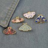 5pcs Butterfly Decor Brooch