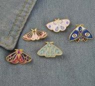 5pcs Butterfly Decor Brooch
