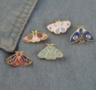 5pcs Butterfly Decor Brooch