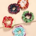 5pcs Graphic Scrunchies