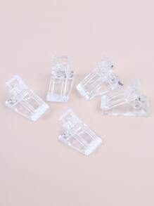 5pcs Nail Extension Gel Shaping Fixing Clip