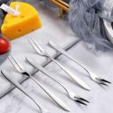 5pcs Stainless Steel Fruit Fork