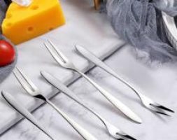 5pcs Stainless Steel Fruit Fork