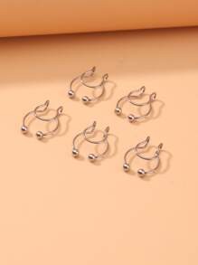 5pcs Stainless Steel Nose Ring