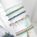 5pcs Tassel Decor Beaded Bracelet