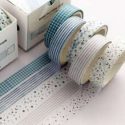 5rolls Mixed Pattern DIY Washi Tape