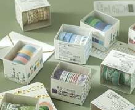 5rolls Mixed Pattern Washi Tape