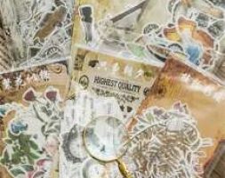 60pcs Random Vintage DIY Sticker