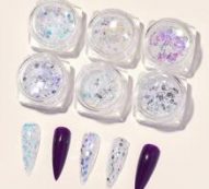 6boxes Geometric Nail Art Decoration