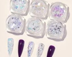 6boxes Geometric Nail Art Decoration