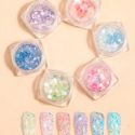 6boxes Glitter Nail Art Decoration