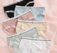 6pack Lace Trim Panty Set