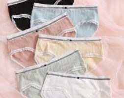 6pack Lace Trim Panty Set