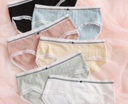 6pack Lace Trim Panty Set