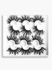 6pairs Halloween Fake Eyelashes